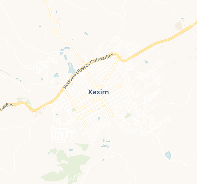 Local do evento — Xaxim, SC